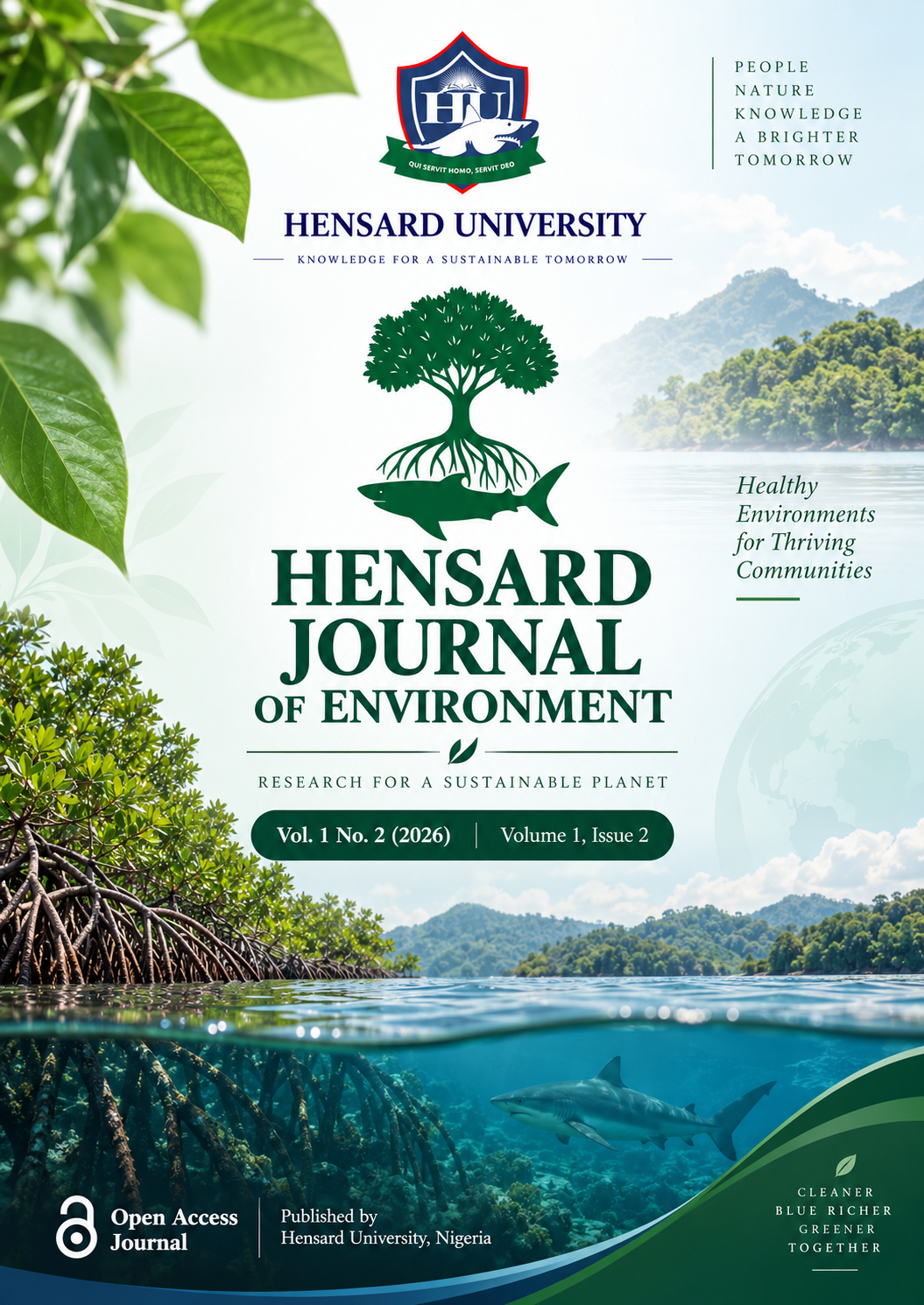 					View Vol. 1 No. 2 (2026): Vol. 1 No. 2 (2026): Hensard Journal of Environment – Volume 1 Issue 2
				
